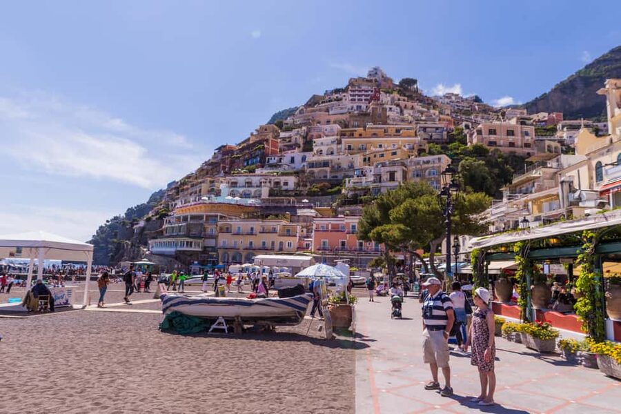 Sorrento: Full-Day Boat Tour to Positano, Amalfi and Ravello - Along the Amalfi Coast by boat