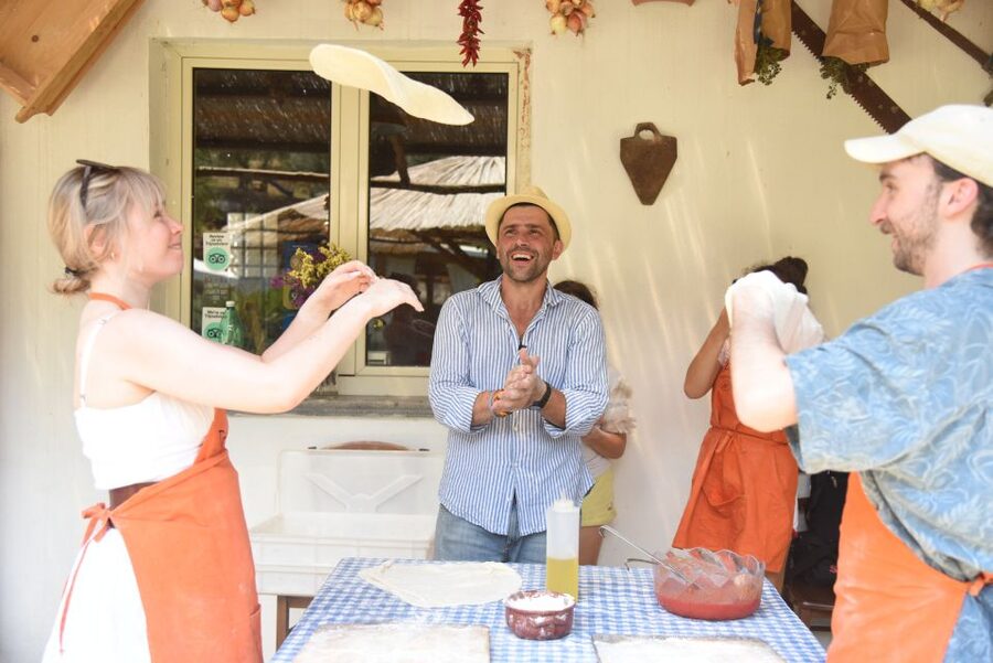 Sorrento: Pizza Lesson, Wine, and Limoncello at a Local Farm - First impressions at Primaluce Farm