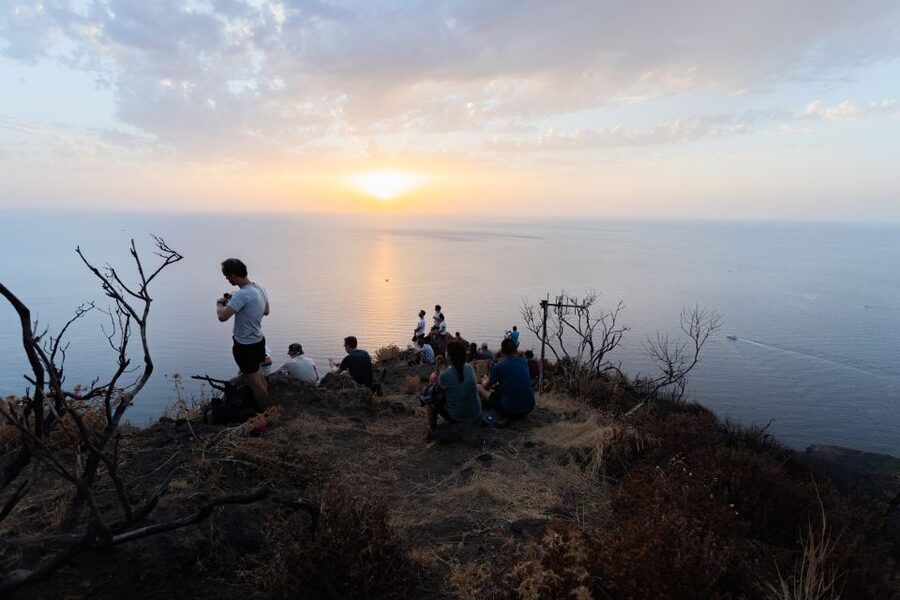 Stromboli: Sunset Trekking at Sciara del Fuoco - Starting at Piazza San Vincenzo