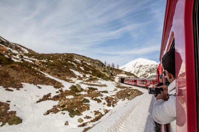Swiss Alps Bernina Red Train and St.Moritz Tour from Milan - The coach ride to St. Moritz sets the scene