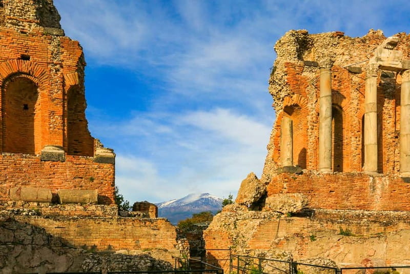 Taormina: Ancient Theater Skip-the-Line Ticket & Audio Guide - Walking through the Greek beginnings