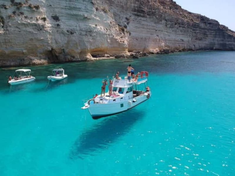 Taormina: Boat Tour with Aperitif on Isola Bella - Leaving Giardini Naxos and following the bay
