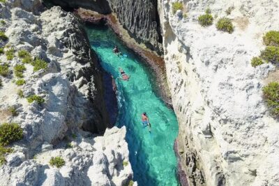 The best Boat Tour from Tropea to CapoVaticano, max 12 passengers