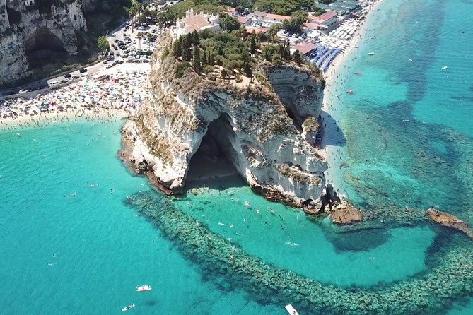 The best Boat Tour from Tropea to CapoVaticano, max 12 passengers - Santa Maria dell’Isola and aperitivo afloat