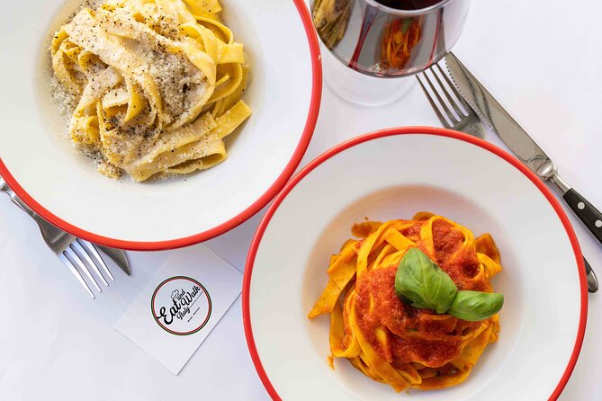 Top Class of Ravioli, Fettuccine and Tiramisu Workshop in Rome - Eating together after the cooking