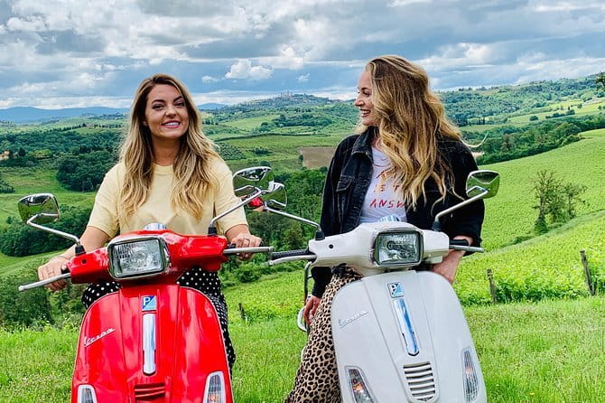 Tuscany Vespa Tour from Florence with Wine Tasting - The day at a glance