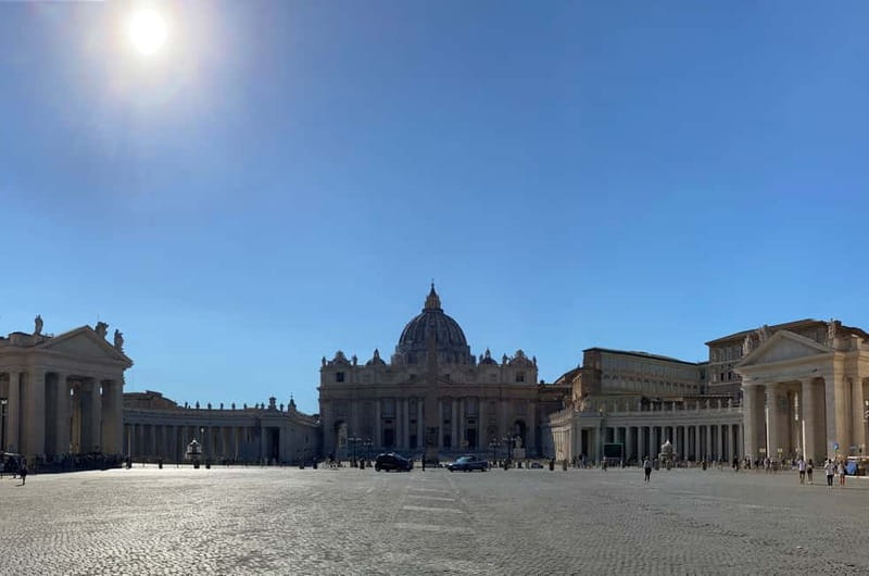Vatican Museums, Sistine Chapel & St. Peter's Square Tour - Walking into St. Peter’s Square