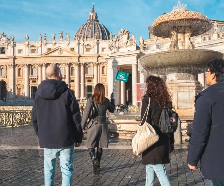 Vatican: St. Peter’s Basilica, Dome Climb & Papal Tombs Tour - Security comes before the Basilica