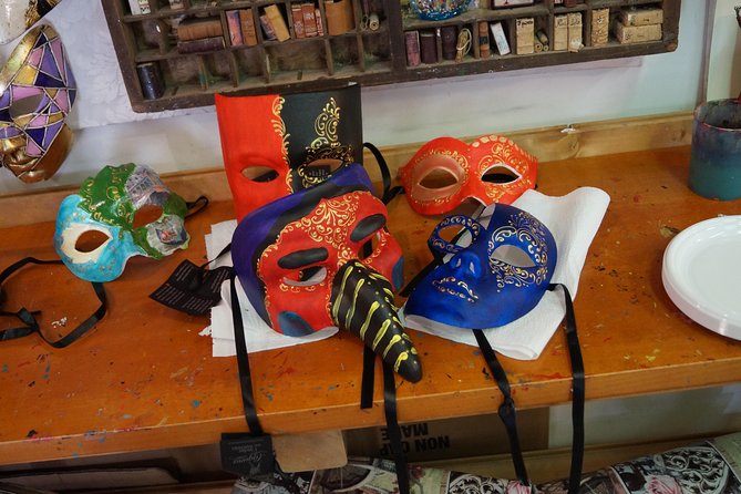 Venetian Carnival Mask Making Class in Venice, Italy - Painting, Glitter, and the Artisan’s Final Touch