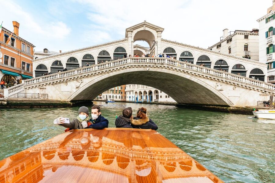 Venice: Grand Canal Boat Tour - The Della Costituzione glass bridge