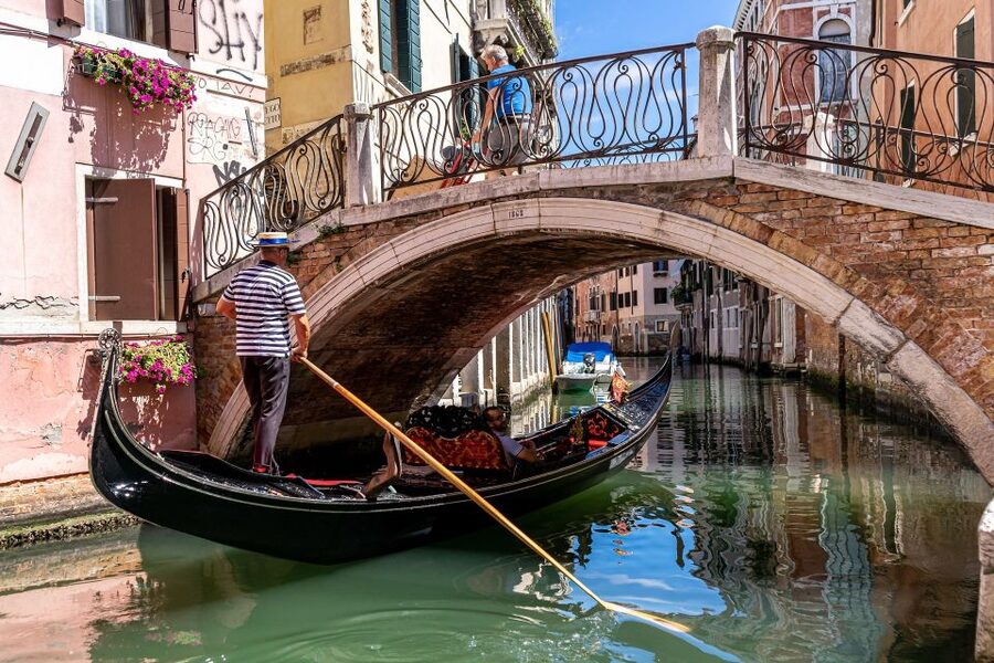 Venice: Grand Canal by Gondola with Live Commentary - Santa Maria della Salute and Punta della Dogana