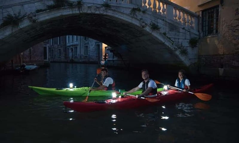 Venice: Guided Canal Kayak Tour at Day, Night, or Sunset - Reaching the lagoon