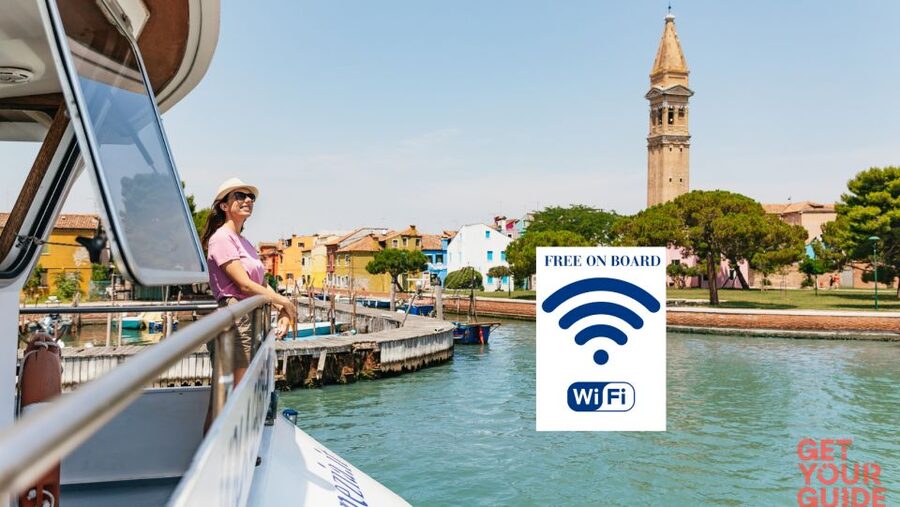 Venice: Murano and Burano Boat Tour with Glass Factory Visit - Burano: canals, painted houses, and room to wander