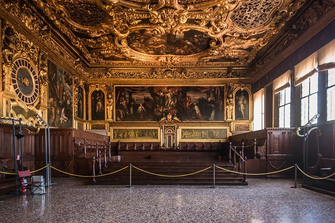Venice's Best: Basilica, Doge's Palace, Gondola & History Gallery - St. Mark’s Basilica: mosaics, marble, and a busy entrance