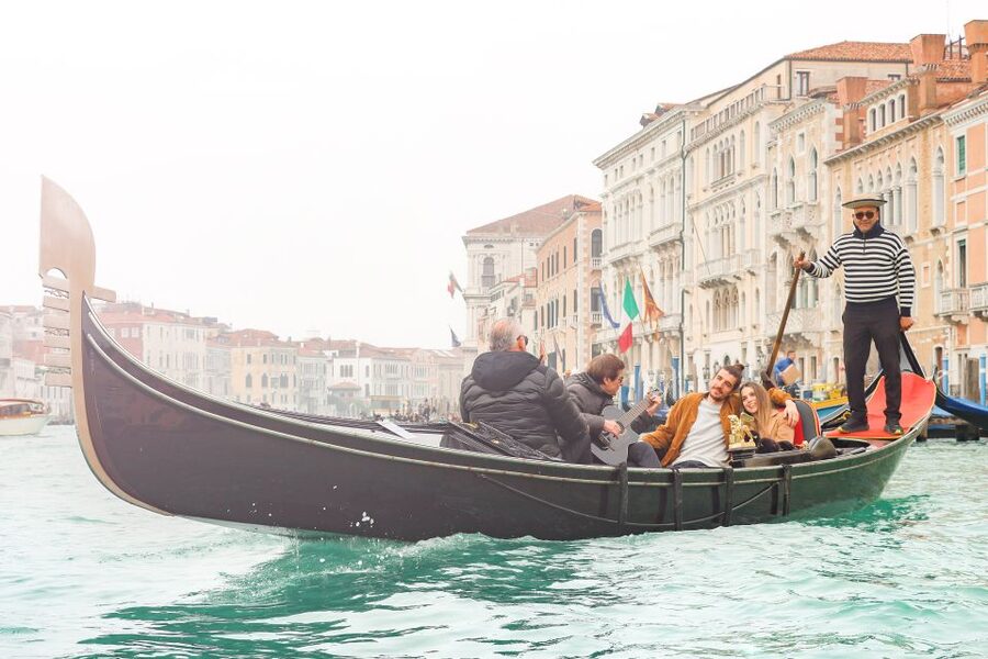 Venice: Shared Gondola Ride and Serenade - The serenade comes from another boat