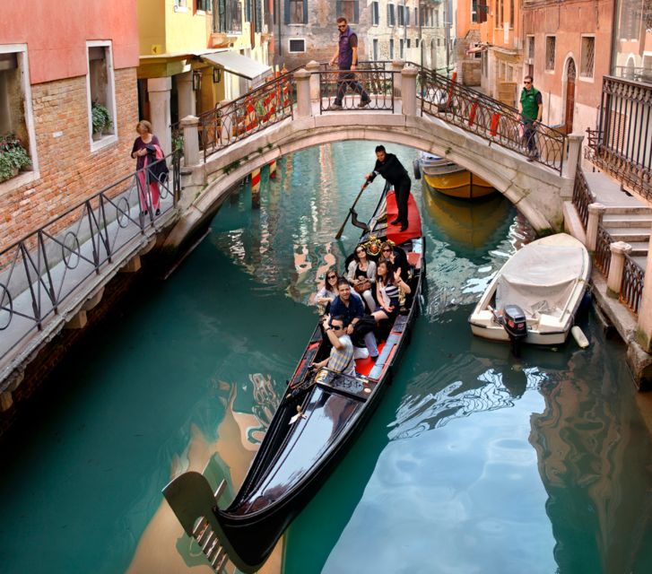 Venice: Shared Gondola Ride through the Lagoon City - La Fenice, Rialto, and central Venice views
