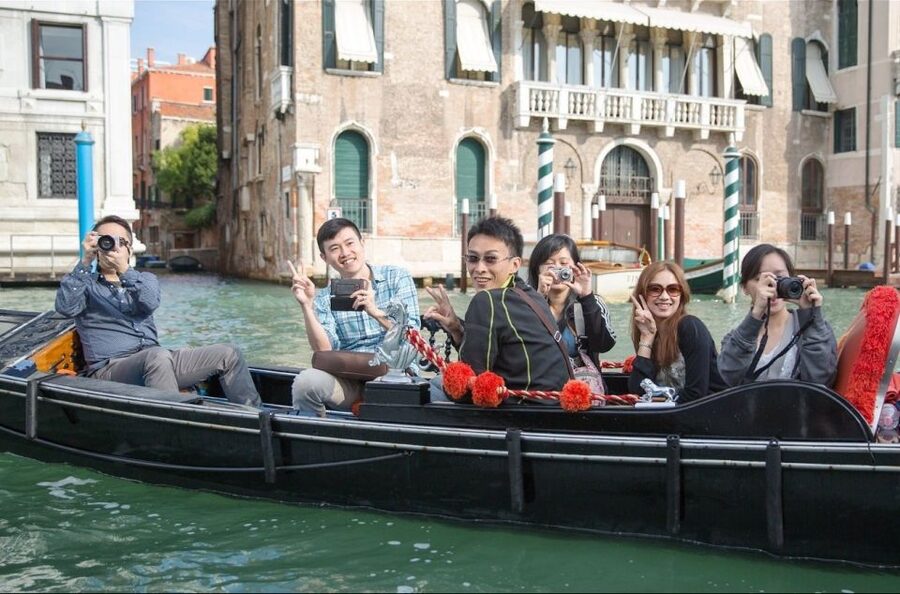 Venice Shared Gondola Ride - Leaving the streets for Venice’s smaller canals