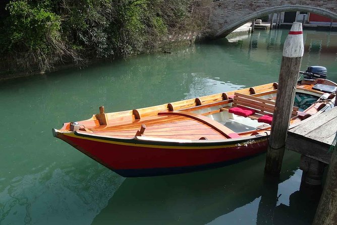 Venice Sunset Cruise by Typical Venetian Boat with Prosecco - Lido, San Lazzaro, and the islands beyond central Venice