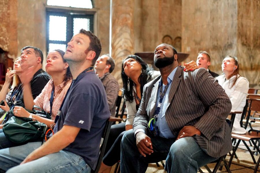Venice: Walking tour, Doge Palace, & St. Mark's Basilica - Reading the gold inside St. Mark’s Basilica