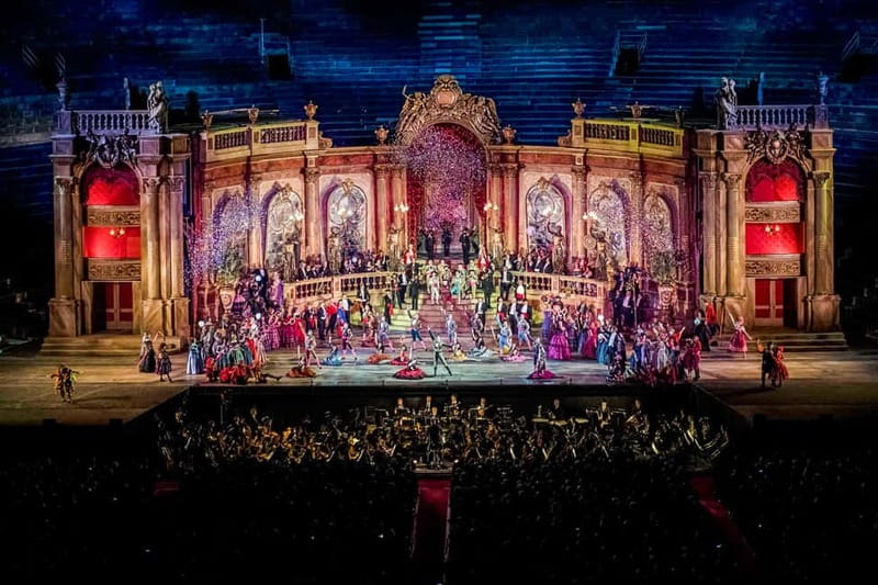 Verona: Arena di Verona Opera Ticket - What the stone-step seating is really like