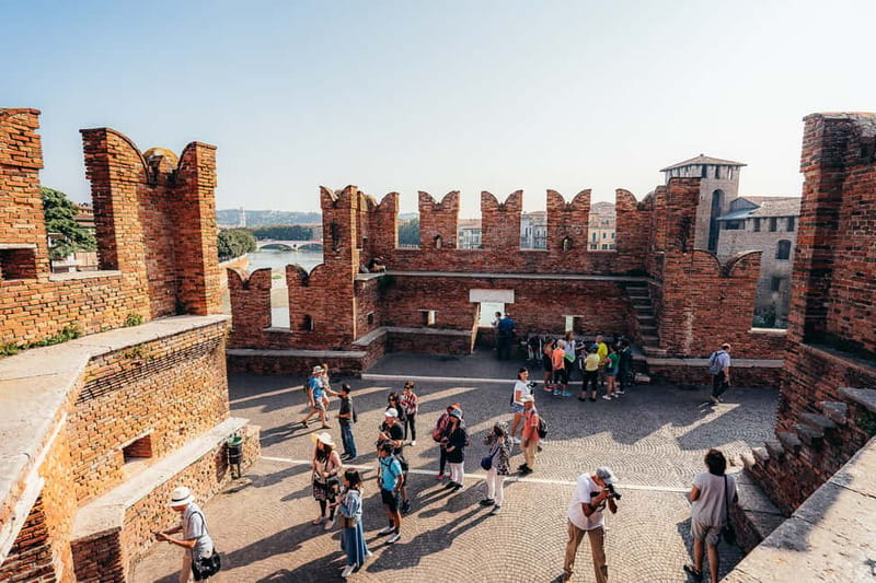 Verona: Classic and Hidden Gems Bike Tour - Roman Verona at Ponte Pietra