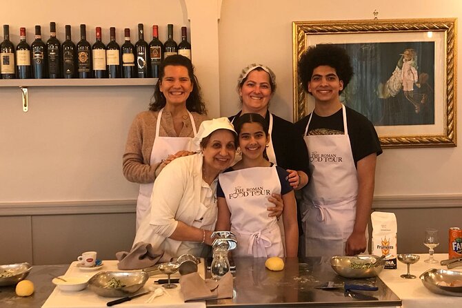 Verona: Pasta and Tiramisu Cooking Class With Free Flowing Wine - Sitting down to eat what you made