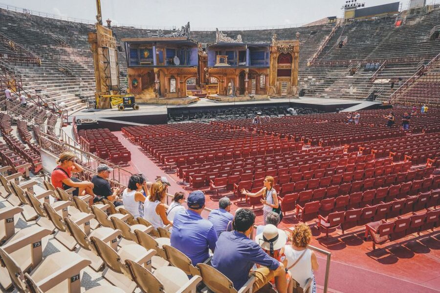 Verona: Priority Access Arena Guided Tour - Entering through a separate entrance at Piazza Bra