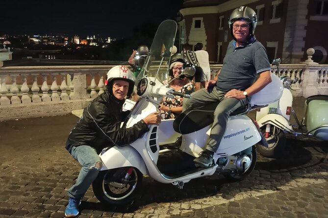 Vespa Sidecar Tour By Night with Pickup - Aventine Hill and the Orange Tree Garden