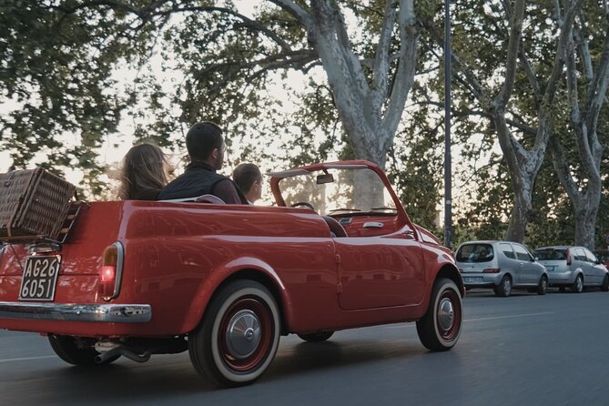 Vintage Fiat 500 Cabriolet: Rome's Highlight Semi Private Tour - The Pyramid of Cestius surprises first-time visitors