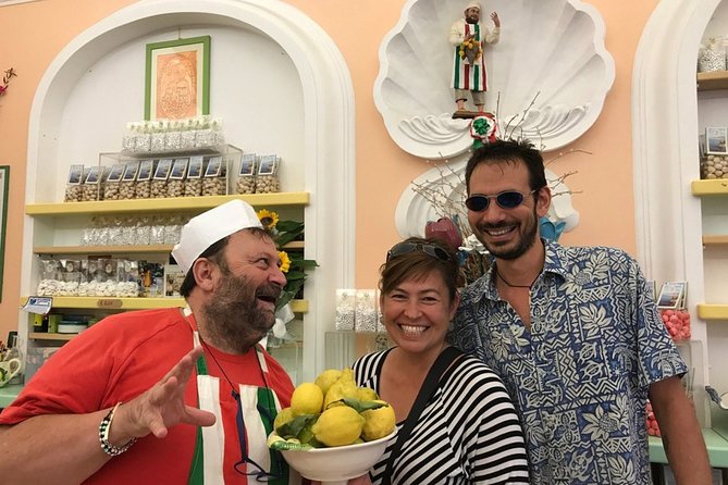 Walking Food Tour in Sorrento w/ Limoncello Factory Lemon Grove - Mozzarella, salumi, and local drinks